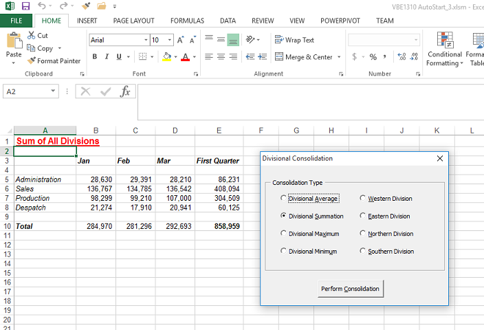 Forms in VBA