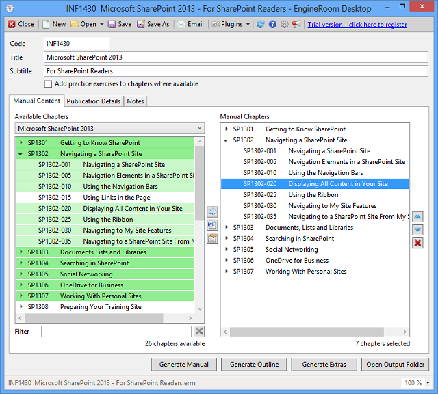 EngineRoom Topic Selection